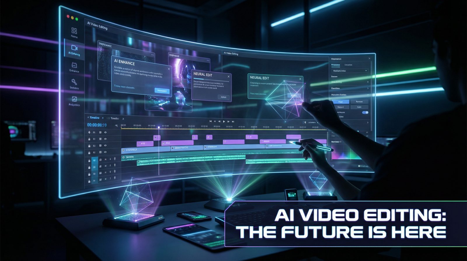 91 AI视频剪辑演示